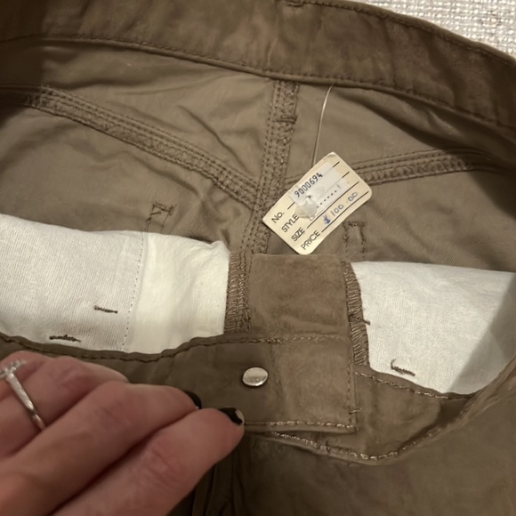 2/$20 Vintage suede beige brown pants Energie - Picture 6 of 13
